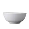 Tigela Redonda de Cerâmica para Arroz, Tigela Pequena, Tigela para Sopa de Macarrão, Tigela para Sopa de Vermicelli, Hotel Restaurante, Artesanato com Cor Sob Esmalte, Porcelana Branca