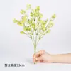Arranjo de flores artificiais Gipsofila, decoração com flores secas, buquê floral de alta qualidade, ornamento de flor de plástico, flores artificiais azuis, plantas verdes