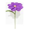 Nuevo ramo artificial tejido a mano con flores a cuadros, regalo decorativo único que combina con todo, regalo navideño para novia
