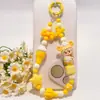 Cadena para Teléfono Móvil Original Bubble Mart Serie Helado Colgante Acrílico Dopamina para Teléfono Móvil
