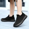 Zapatillas deportivas informales sin cordones para niño, de tejido volador, de moda, para niños medianos y grandes, sin cordones, zapatos de moda.