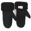 Guantes de Piel de Oveja con Piel Integrada para Hombre Invierno Gruesos Cálidos Ciclismo Motociclismo Conducción Manoplas