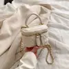 Bolsa Infantil Transfronteiriça, Novo Estilo, Bordado Texturizado, Mini Bolsa Saco, Bolsa de Corrente Estilosa Pai-Filho, Pequena Bolsa Transversal Estilo Chanel, Bolsa para Batom