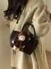 Bolso de Moda de Invierno para Mujer 2025 Nuevo Estilo de Gama Alta Retro Versátil Bolso de Hombro Ropa Casual de Trabajo Bolso Cruzado