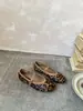 Zapatos Mary Jane poco profundos con estampado de leopardo para mujer, nuevo estilo primavera/verano 2026, zapatos planos versátiles de una sola tira