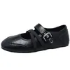 En Stock Punta Redonda Deportivas Casuales Moda Celebridad de Internet Tacón Bajo Ligeras Zapatos de Mujer 2026 Nuevos Mary Jane Franceses Zapatos de Una Sola Tira