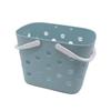 Cesta de Baño Bolso Cesta para Lavar a Mano Drenable Baño Dormitorio Estudiante Ducha Cesta de Almacenamiento Cesta de Mano Multiusos