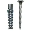 Tornillo de expansión de gecko dentado de hierro para refuerzo y anticaída, clavo integrado para ladrillos de espuma, tapón de perno de tubo de expansión metálico para uso doméstico