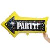 Venta al por mayor directa de fábrica nuevo indicador de flecha para lugar de fiesta de cumpleaños globo de papel de aluminio punto