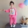 Traje para Niña Primavera Otoño 2026 Nuevo Estiloso Casual de Otoño Ropa para Niña Moda Otoño Sudadera Conjunto de Dos Piezas