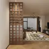 Divisória de madeira maciça usada, sala de estar retrô estilo francês, tela para hall de entrada, divisória para porta, divisória de madeira maciça de piso a teto
