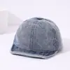 Boné de brim macio com borda para bebê, boné de sol da moda, boné coreano para bebê, novo boné transfronteiriço, atacado T556
