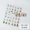 Pegatinas para Uñas Nieve Blanca de Navidad 2026 Nuevas Pegatinas Decorativas para Uñas 3D Estéreo Grabadas Finas y Flexibles