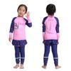 Ropa Protectora Solar de Manga Corta Dividida Hecha a Medida para Niños Traje de Secado Rápido Traje de Baño para Playa Rafting Deportes Marinos