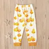 Pantalones Largos Casuales con Estampado de Calabaza y Frutas para Niños y Niñas, Ropa Infantil de Comercio Exterior Europeo y Americano para las Cuatro Estaciones, Halloween, Ropa para Niños, Ropa para Niños