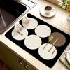Alfombrilla Escurridora Americana para Cocina Encimera Barra Mesa Alfombrilla Absorbente Antideslizante Aislante Individual Alfombrilla para Cafetera Control de Agua para Tazón y Plato