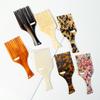 Peine de acetato europeo y americano nuevo de placa para el cabello de dientes anchos marmoleado peine de mango largo grande antiestático para mujeres
