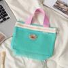Bolsa de Tocador Portátil de Malla para Mujer, Bolsa de Hombro de Malla de Gran Capacidad, Bolsa de Cosméticos de Viaje, Bolsa para Deportes, Fitness y Natación