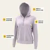 Camiseta Básica Feminina Lyocell com Meio Zíper 2026 Nova Outono/Inverno Manga Longa Slim-Fit Top Suéter de Tricô com Capuz