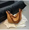 Bolsa de Palha Grande Capacidade 2025 Novo Verão Design de Nicho Bolsa Transversal Tecida Bolsa Dumpling Bolsa de Praia Litorânea
