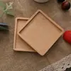 Posavasos Creativo de Madera Maciza Grabado de Logo Bandeja de Té Personalizada de Madera Soporte para Tazas Esterilla de Té Posavasos de Madera para Té Almohadilla Térmica Japonesa