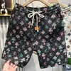 Shorts Rectos de Moda para Hombre con Cintura Elástica, Shorts Casuales Estampados, Shorts de Playa, Shorts de Longitud Media Estilo Europeo para Hombres Jóvenes