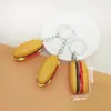 Llavero Colgante Divertido de Resina Simulación de Frutas y Verduras Fresa Jade Col Repollo Tienda de Catering Gourmet Colgante Pequeño Regalo
