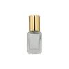 Em estoque 5ml Transparente Quadrado Frasco Creme para os Olhos Rolo Bead Garrafa Corpo Loção Garrafa de Vidro Perfume Engarrafado Bead Frasco de Óleo Essencial