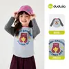 Colección de Camisetas para NiñasCamisetas de Manga Larga de Otoño Dudu para Niñas, Tops para Bebés Niñas, Ropa para Niñas, Ropa Infantil de Moda