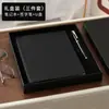Diario Patrón Lichi A5, Libro de Cuadrícula, Libro de Cuero Suave, Libro de Cuero, Libreta de Mano de Aspecto Elevado y Exquisito