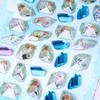 Adesivo de diamante infantil da princesa Disney Frozen Sofia, ovo salgado, Superman Flash, adesivo de cristal com gema