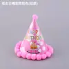 Gorro de pompón estrellas lindo mini sombrero sombrero de papel para pastel de adulto sombrero para pastel de cumpleaños de bebé adornos de decoración de coche