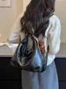 Bolso de hombro vintage nuevo transfronterizo 2026, bolso de mano de nicho de gran capacidad, bolso cruzado simple y elegante para el día a día