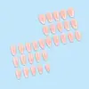 Comércio Exterior Mais Vendido Usar Armadura Curta Transfronteiriça Amêndoa Manicure Pacote com 30 Peças Europeu e Americano Mais Vendido Unhas Postiças