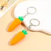 Llavero Cuchillo Express Zanahoria de Dibujos Animados Llavero Creativo Cuchillo Express Color Zanahoria Colgante de Bolso Pequeño Regalo