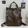Mochila grande de alta gama vintage para mujer 2026 nueva mochila estilo universitario primavera-verano mochila escolar para estudiante