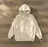 Sudadera de cuello redondo con media cremallera, serie bordada de marca moderna, algodón con cuello alto + top tipo jersey para hombre y mujer