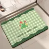 Felpudo de Entrada con Hojas Abstractas Estilo Morandi Estilo Nórdico Crema Pasillo Antideslizante Absorbente de Agua Tipo Delgado No Atrapa la Puerta Felpudo para Pie