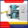 Grande máquina de corte de rebobinamento, máquina de corte de tecido não tecido, equipamento mecânico de papel Kraft, máquina de corte automática