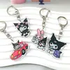 Chaveiro de Acrílico Cartoon Sanrio Gatinho KT Fofo Cachorro Pacha Pingente de Bolsa Acessórios Artesanais DIY Venda por Atacado
