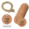 Obrigado Tag de Agradecimento Thanks Coração Vermelho Flor DIY Artesanal Decoração de Pacote de Presente Etiqueta
