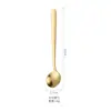 Trompeta Extrema Mini Cuchara Pequeña Acero Inoxidable 304 Cuchara de Café Cuchara Redonda Pequeña Cuchara Pequeña 7.5cm Cuchara para Condimentos en stock