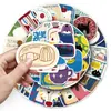 50 adesivos originais fatiados estilo infantil ins coreano, não infringentes, desenhados à mão, criativos, à prova d'água, adesivos decorativos para celular