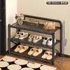 Zapatero sin instalación para entrada de casa, zapatero plegable simple de múltiples capas, organizador económico para almacenamiento de zapatos para habitaciones de alquiler