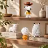 Enfeites Decorativos na Cor Creme com um Toque de Luxo para a Entrada da Sala de Estar, Arranjo de Flores de Mesa Estilo Francês Pequenos Enfeites