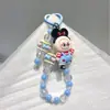 Cadena para Teléfono Llavero Colgante de Mickey Mouse con Cuentas Encanto de Bolso Femenino Llavero Venta al por Mayor