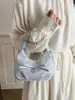 Bolso sencillo de lunares para mujer, nuevo bolso de moda plisado tipo nube 2026, popular bolso cruzado de cadena de primavera