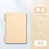 Cubierta para Hojas Sueltas A5 Portátil Carpeta A4 B5 Cubierta para Cuaderno de Hojas Sueltas Encuadernación Suministros de Oficina Cubierta para Cuaderno de Hojas Sueltas
