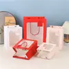 Sacola de Presente, Transparente, Luxo Leve, Sensação de Alta Qualidade, Bolsa Tote, Sacola de Presente Pronta, Sacola para Embalagem de Flores e Bonecas, Sacola de Presente para Lembrancinhas