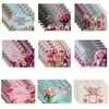 Manteles del Día de la Madre Transfronterizos, Ramos de Flores, Bendiciones de Agradecimiento, Manteles Festivos, Decoración Fotográfica para Restaurantes, Posavasos